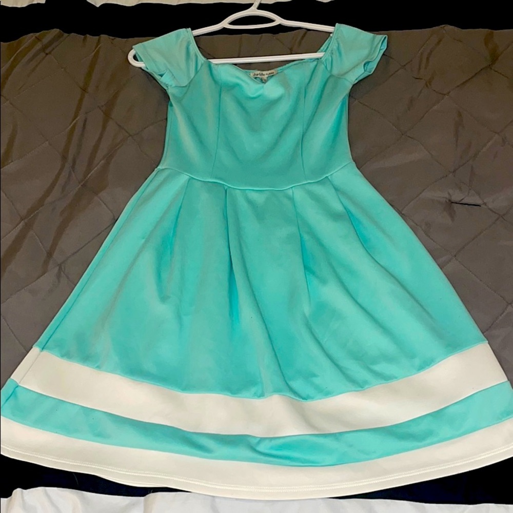 Aqua dress